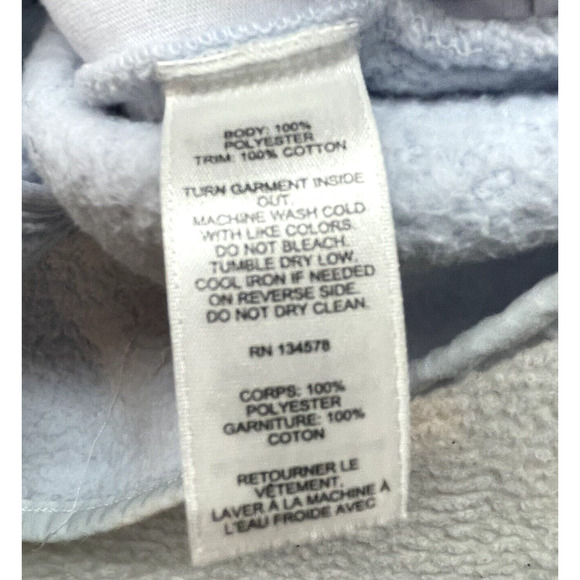 Vineyard Vines Jacket Girls Large Blue Plush Teddy Fleece Full Zip Sherpa Cozy - Picture 8 of 12